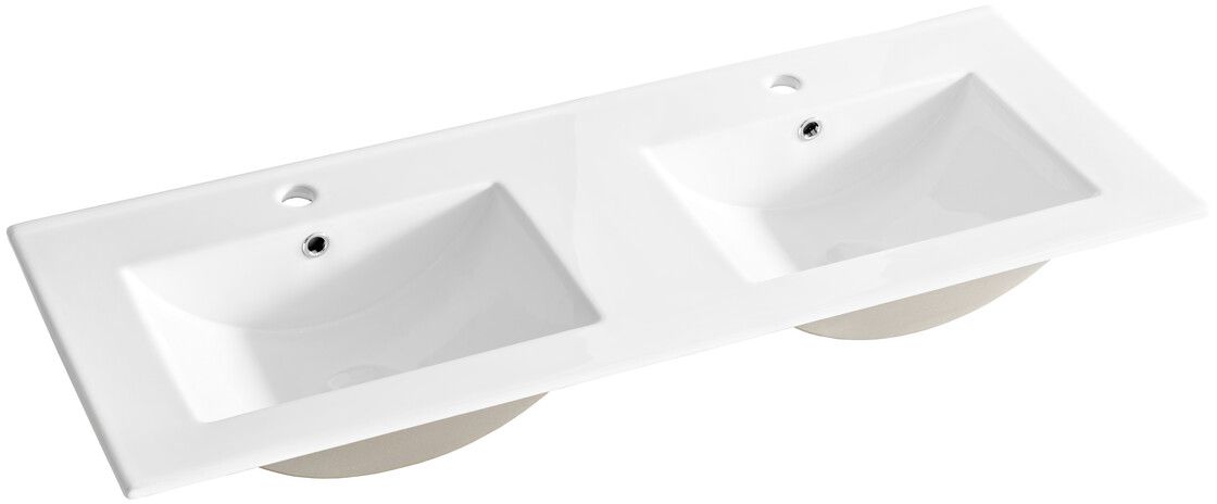 Darmowa Dostawa - Umywalka 121x46 cm prostokątna meblowa biała Comad Lava UM8003LAVA120DDP