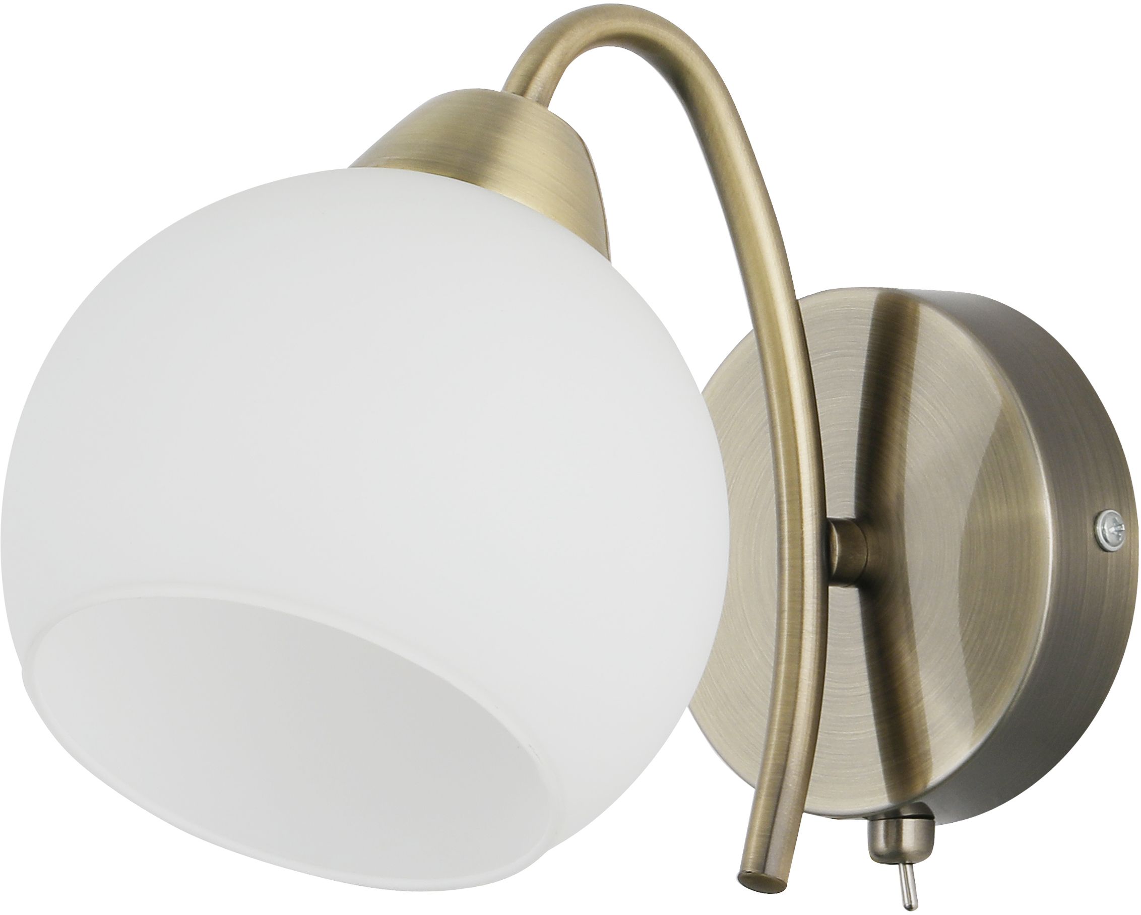 Darmowa Dostawa - Kinkiet 1x40 W biały-patyna Candellux Nestor 2134977
