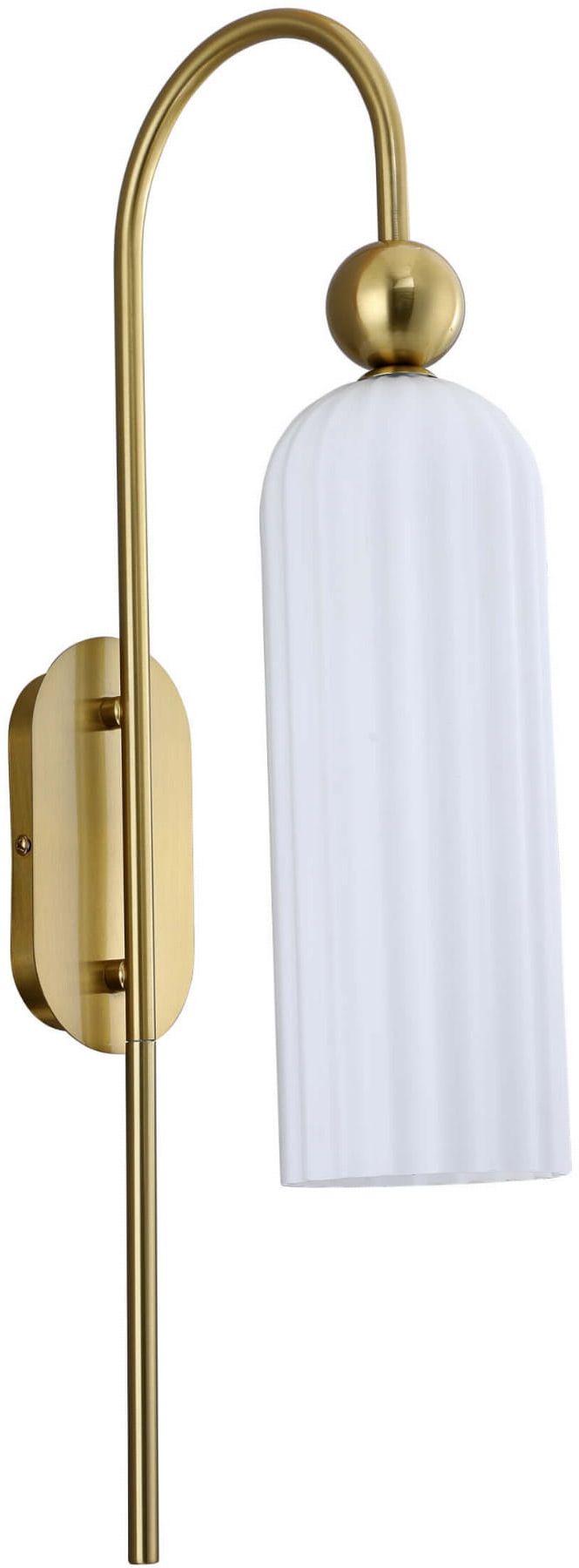 Darmowa Dostawa - Kinkiet 1x40 W biały-złoty Light Prestige Piega LP9391WWHITE