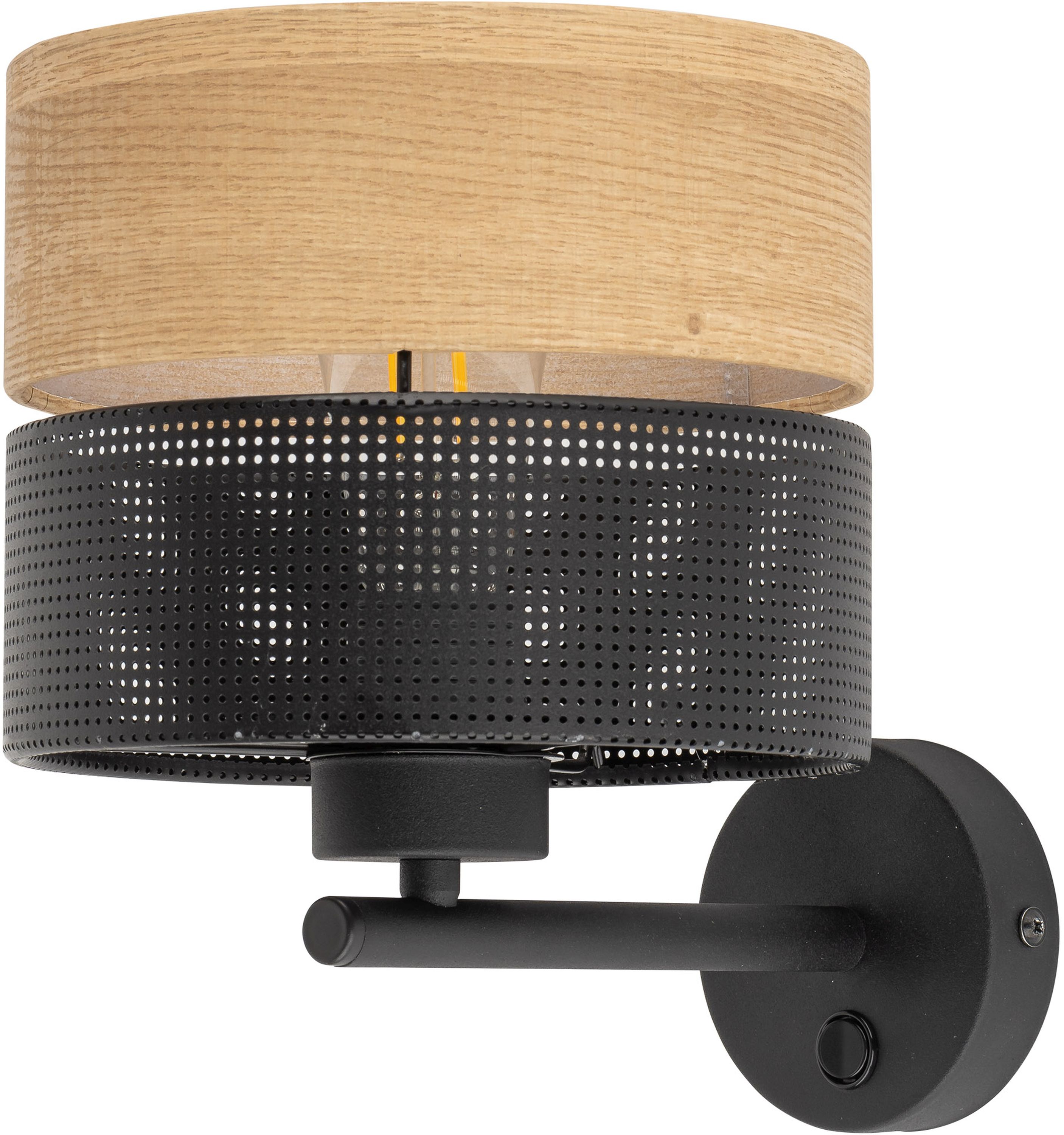 Darmowa Dostawa - Kinkiet 1x15 W czarny TK Lighting Nicol 6539