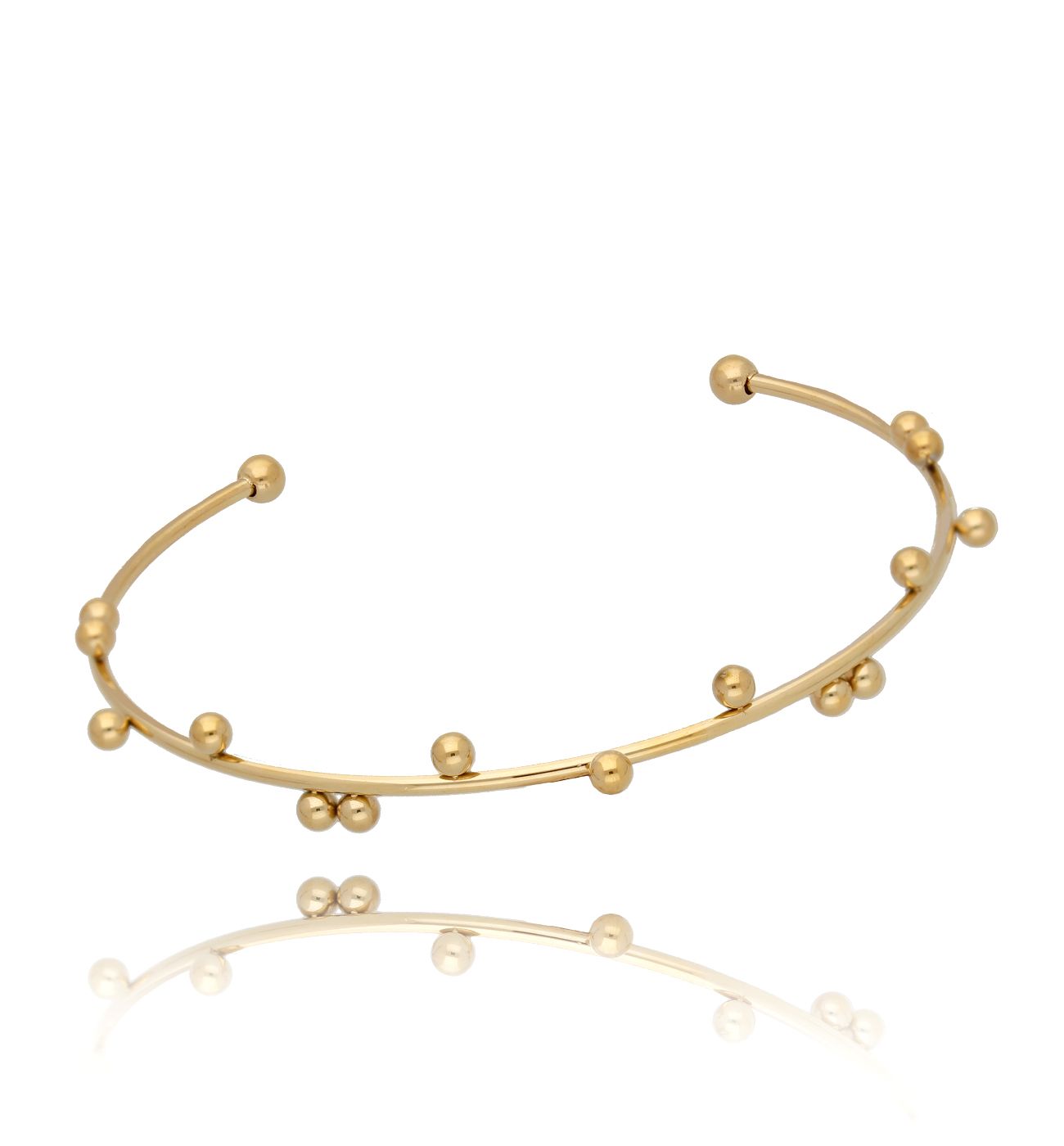 Bransoletka obręcz złota Balls BSA0233