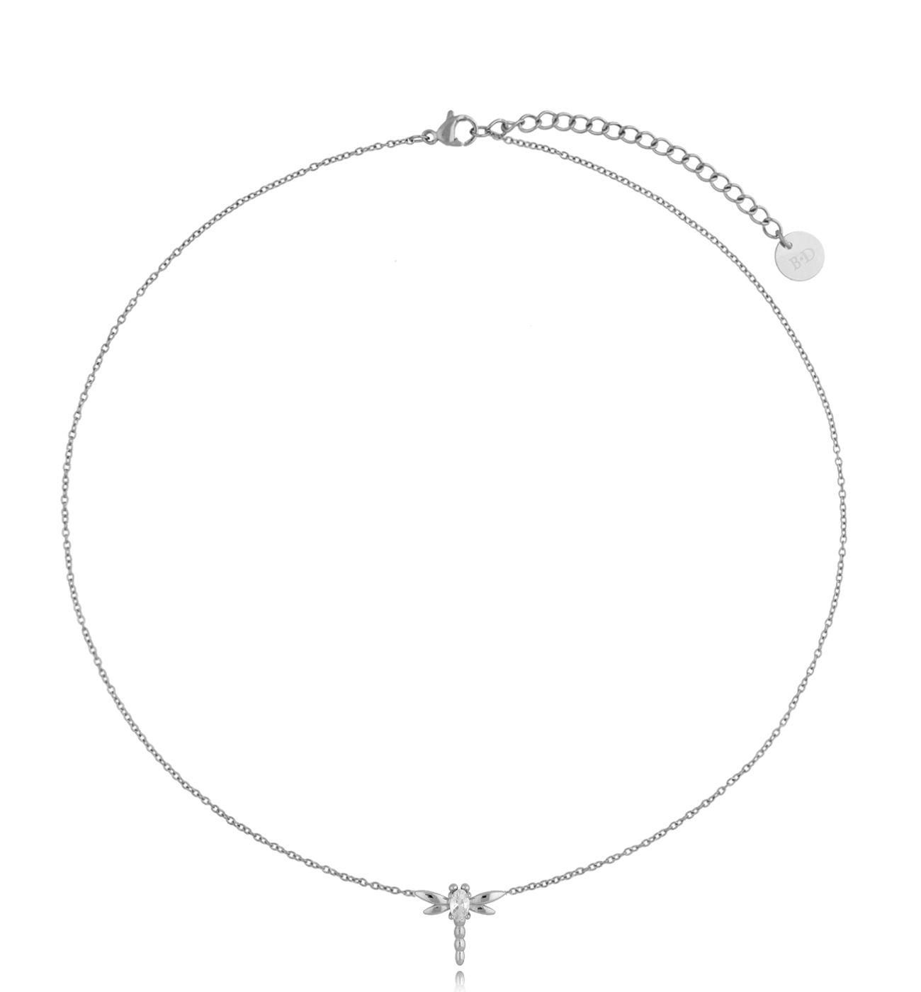Naszyjnik srebrny z ważką Magic Dragonfly NSA0393