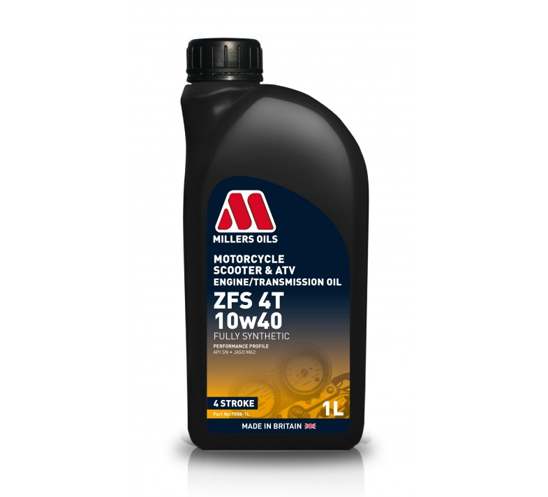 MILLERS ZFS 10W40 4T 1L 100% SYNTETYK - Petrostar