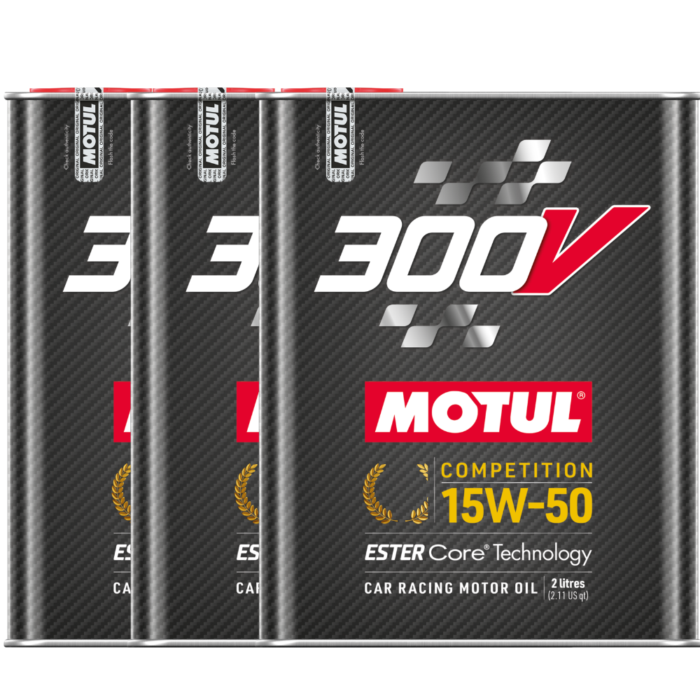 MOTUL 300V COMPETITION 15W50 3X2L 6L - Petrostar