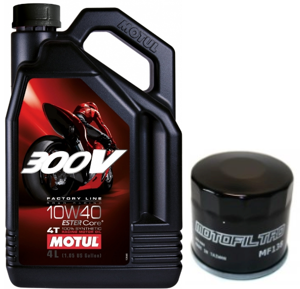 MOTUL 300V 4T 10W40 4L + FILTR - Petrostar