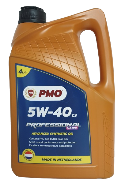 PMO PROFESSIONAL PAO+ESTER C3 5W40 4L - Petrostar
