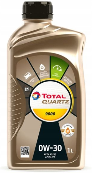 TOTAL QUARTZ 9000 0W30 A5/B5 SL/CF VOLVO 1L - Petrostar