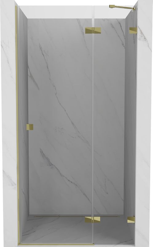 Drzwi prysznicowe Mexen Lunar transparent złote 75x200 cm 1 szt.