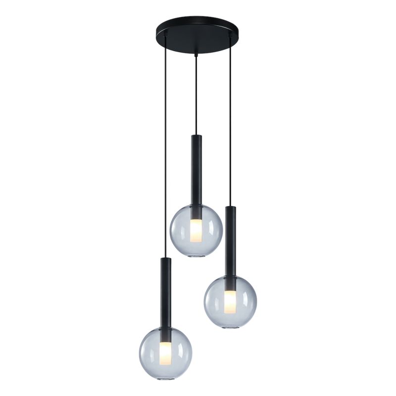 Lampa wisząca Milagro Niko Black G9 3x28w 1 szt.
