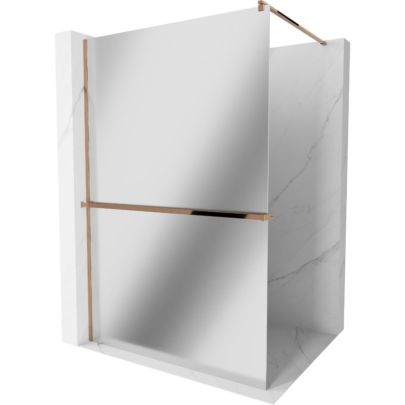 Ścianka prysznicowa Mexen Kioto+ różowe złoto 90x200 cm 800-090-121-60-50 1 szt.