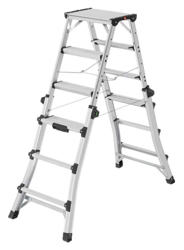 Drabina alu teleskopowa Hailo D100 TL 4x4 / 5x5 / 6x6 1 szt.