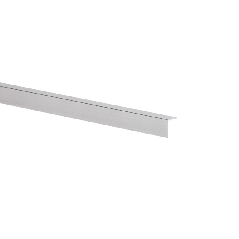 Kątownik aluminiowy gładki 1000 x 15 x 10 x 1 mm naturalny