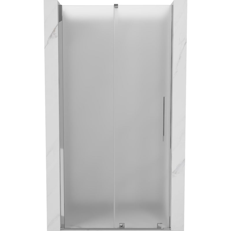 Drzwi prysznicowe rozsuwane Mexen Velar szron 100x200 cm 1 szt.