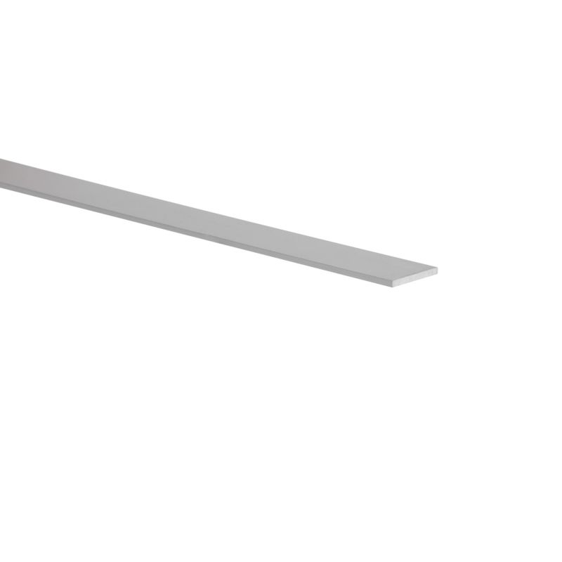 Płaskownik aluminiowy gładki 1000 x 20 x 2 mm szary