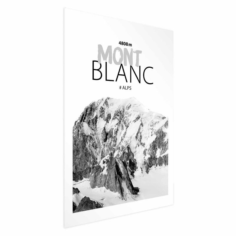 Plakat Artgeist Mont Blanc 21x30 cm bez ramy 1 szt