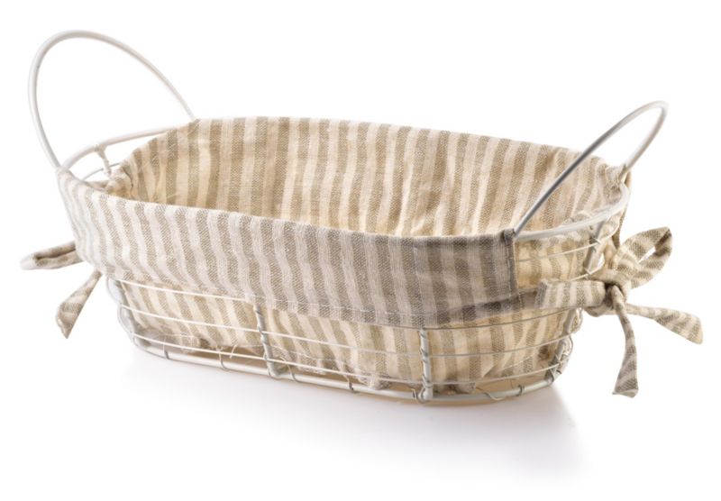 Kosz MONDEX WILL 25 x 15 x 8 cm beżowy 1 szt.