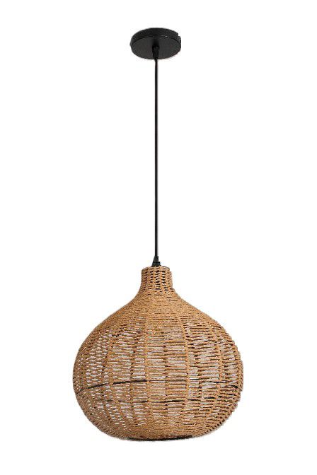 Pleciona lampa wisząca styl Boho Silvon Kobi do salonu sufitowa 1szt.