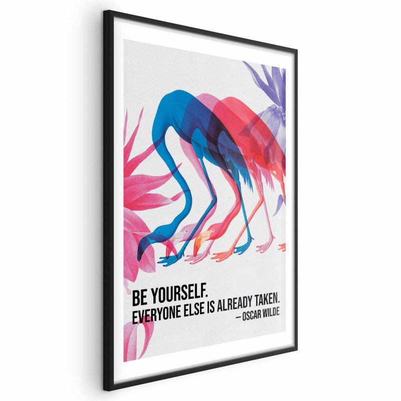 Plakat Artgeist Kolorowa repetycja 60x90 cm z ramą czarną 1 szt