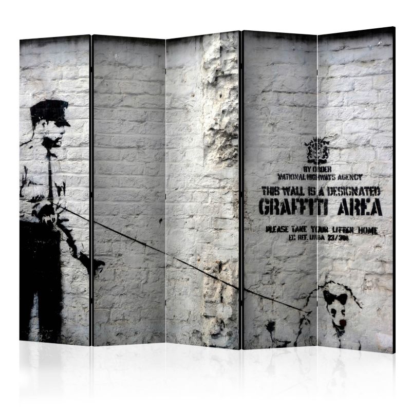Parawan dwustronny Artgeist Street art 225x172 cm Street art 1 szt