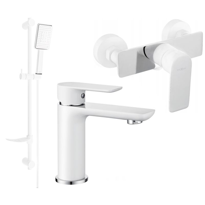Zestaw prysznicowy Mexen Alfa biały/chrom 745704DF54-02 1 szt.