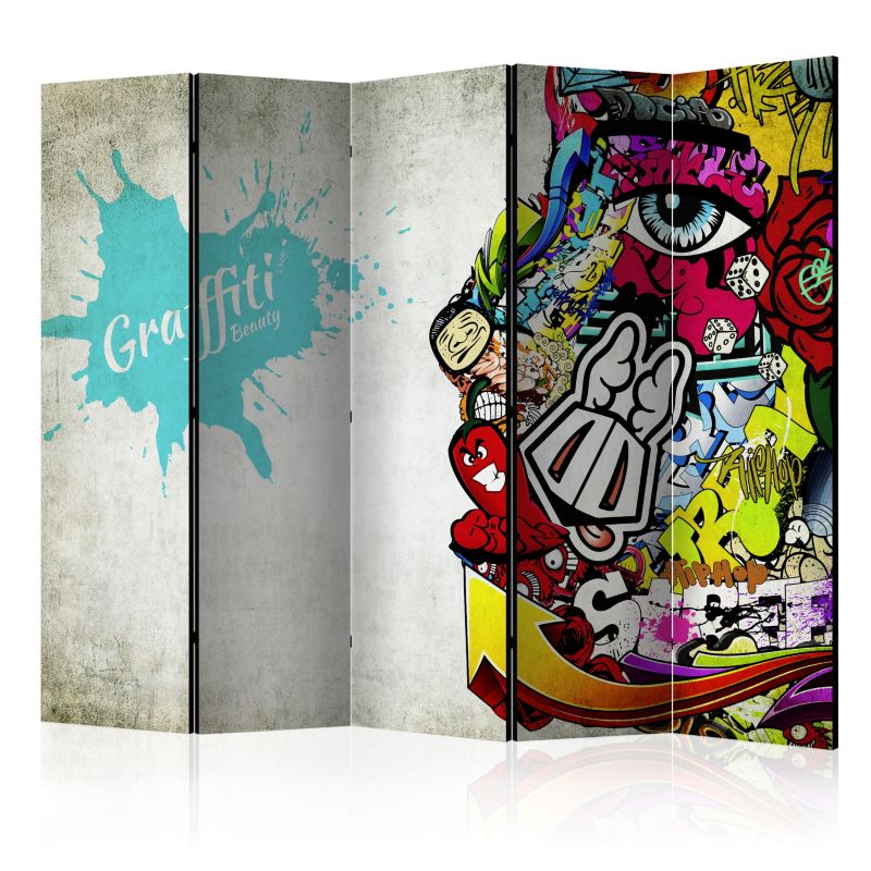 Parawan jednostronny Artgeist Street art 225x172 cm Street art 1 szt