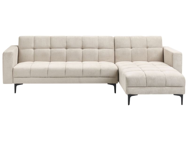 Sofa narożna lewostronna Alnes Beżowy 1 szt.