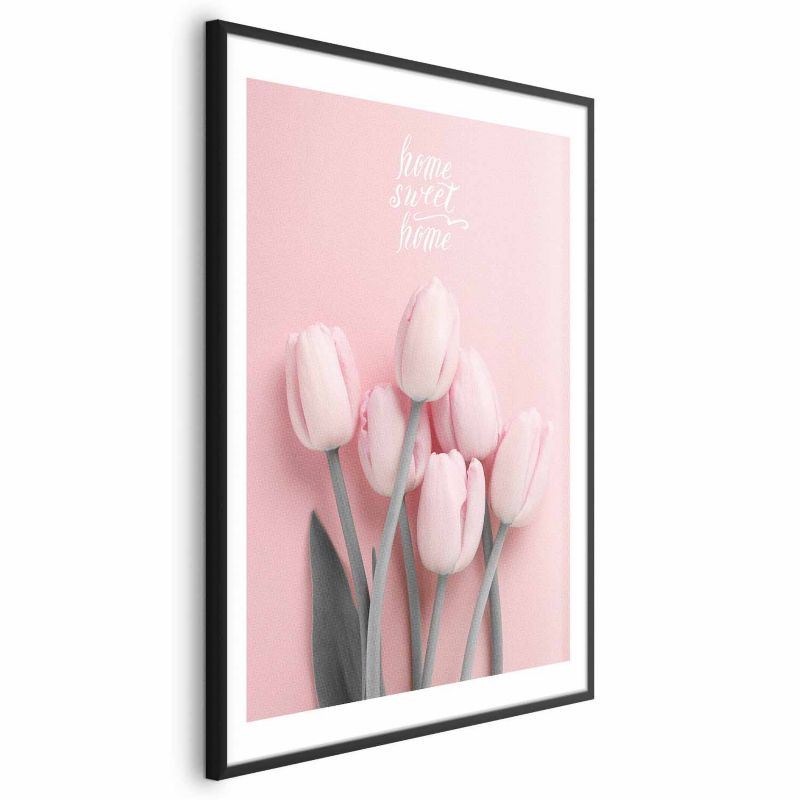Plakat Artgeist Sześć tulipanów 60x90 cm z ramą czarną 1 szt