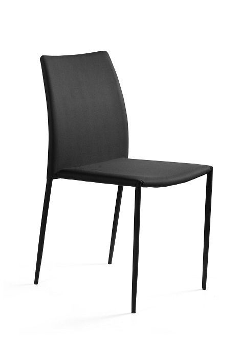 Krzesło Unique DESIGN czarne tkanina 1 szt