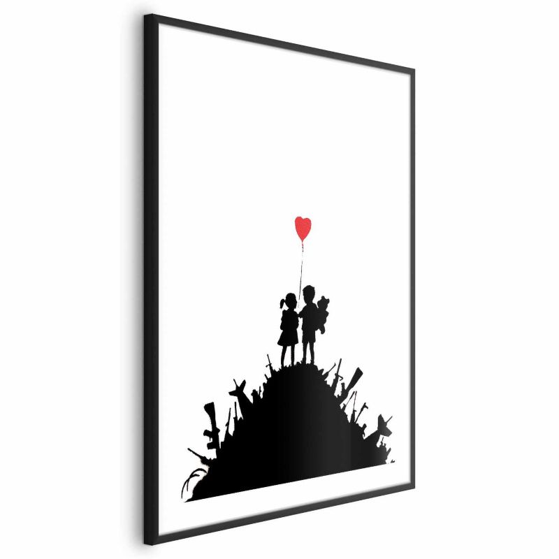 Plakat Artgeist Pole bitwy 21x30 cm z ramą czarną 1 szt