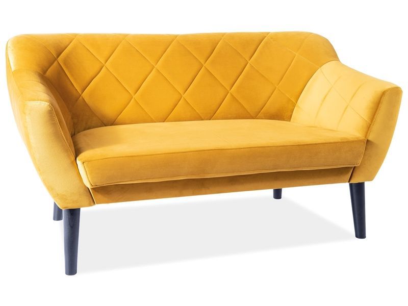 Sofa Signal KARO 2 VELVET curry dwuosobowa 1 szt