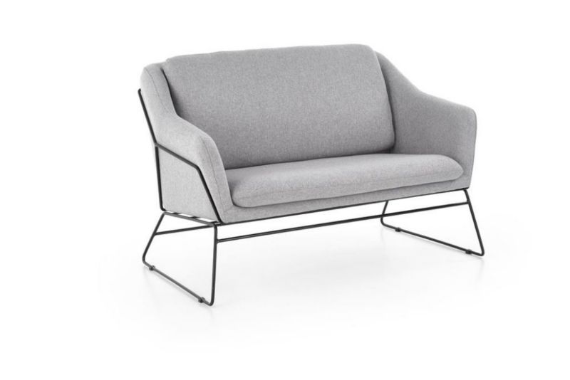 Sofa Halmar SOFT 2 XL jasnoszara/czarna 1 szt