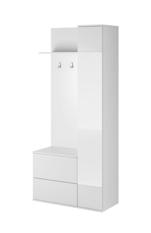 Garderoba MINIO go for it 90 x 195 x 34 cm GURI biała 1 szt.