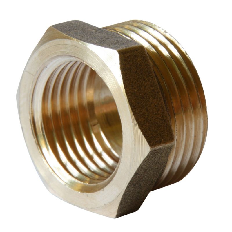 Redukcja 3/4" x 1/2" mosiężna