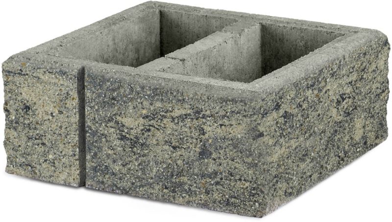 Bloczek słupkowy Joniec Gorc GUD+GAD 38 x 38 x 16 cm onyx