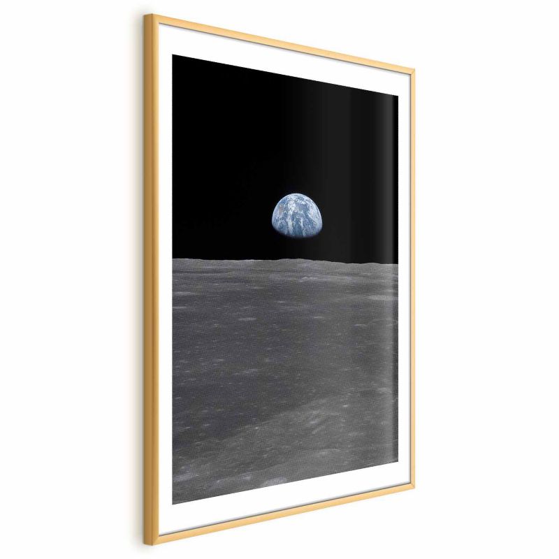 Plakat Artgeist Daleko od domu 40x60 cm z ramą złotą 1 szt