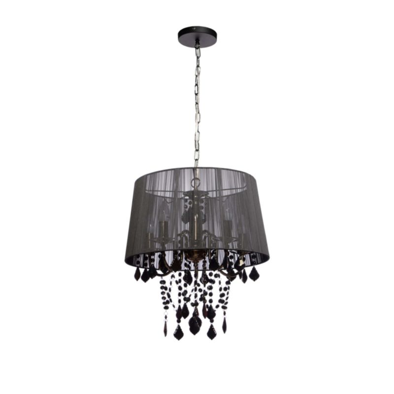 Lampa wisząca Light Prestige Mona czarna 5 x E14 1 szt.
