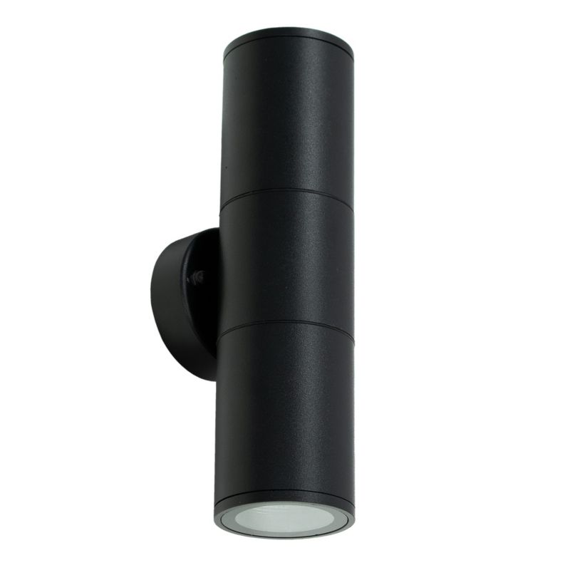 Ogrodowa oprawa elewacyjna kinkiet Edo Renis Black 2xGU10 IP54 czarny 1 szt.