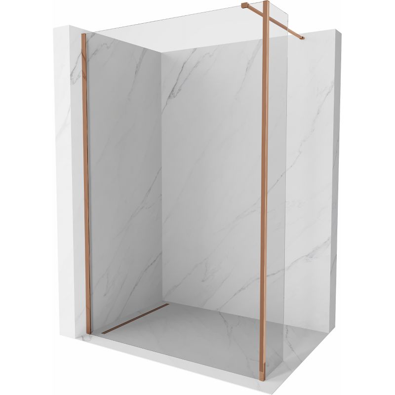 Ścianka prysznicowa walk-in Mexen Kioto różowe złoto 180x40 cm 800-180-212-60-00-040 1 szt.