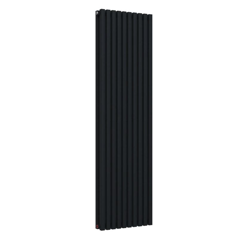 Grzejnik pionowy AURON Duraterm 180x45 czarny matowy z 1 szt.
