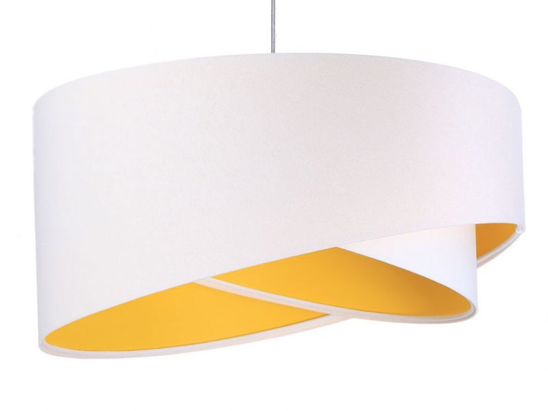 Lampa Bps Koncept wisząca GEMSTONE WHITE biała/żółta 1 szt