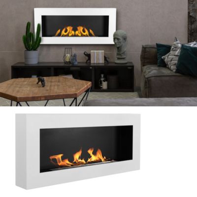 Biokominek BiokominkiGMT wiszący 900x400 Box biały mat 1szt.