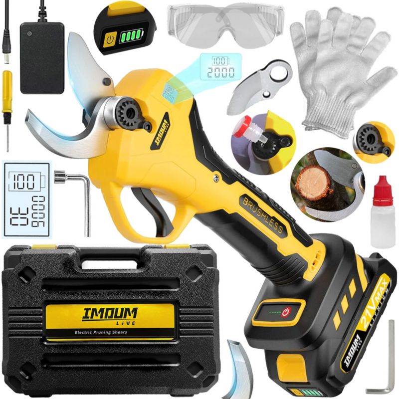 Sekator akumulatorowy Imoum bezszczotkowy 200W 10-40mm 1 kpl.