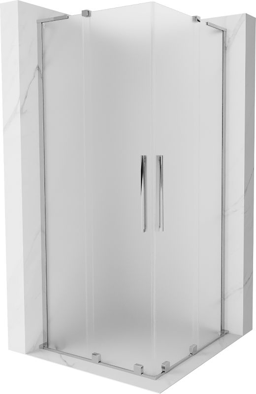 Kabina prysznicowa Mexen Velar L Duo rozsuwana 80 x 80 cm szron chrom 1 szt.