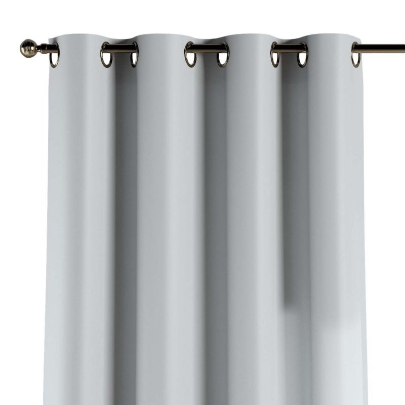 Zasłona na kółkach Dekoria 130x260 cm Damasco gołębi srebrny z połyskiem 1 szt.