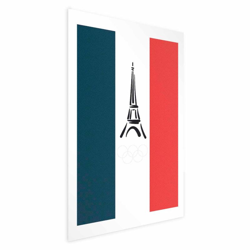 Plakat Artgeist Symbole Francji 40x60 cm bez ramy 1 szt