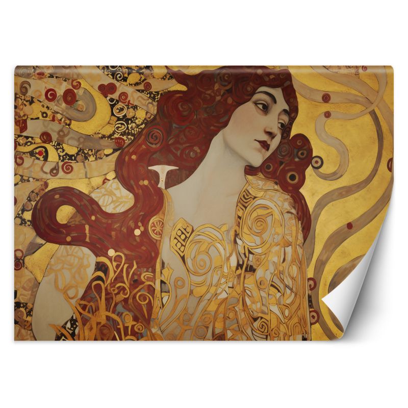 Fototapeta Feeby Kobieta z długimi włosami - G. Klimt 100x70 1 szt