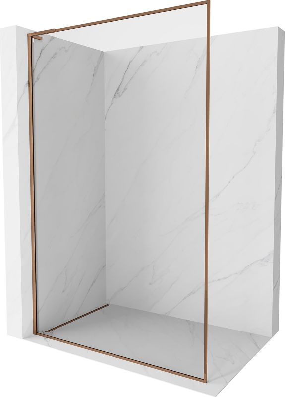 Ścianka prysznicowa walk-in Mexen Kioto-XF L różowe złoto 50x202 cm 800-050-174-60-00-XF 1 szt.