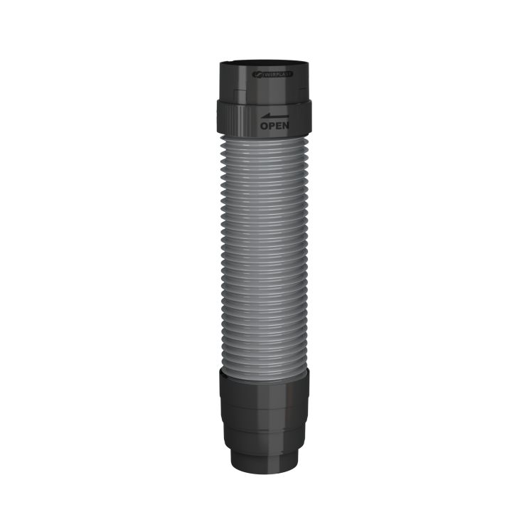 Rura wentylacyjna do kominków WIRPLAST RUROFLEX 125mm (CLICK) do kominków EVO PRO PLUS elastyczna super jakość 1szt.