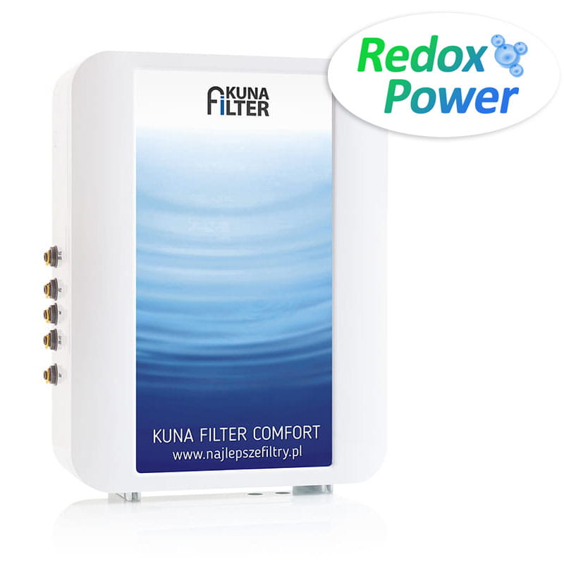 Kuna Filter Comfort REDOX. Woda alkaliczna z Twojego kranu. Woda Redox, jonizator wody.