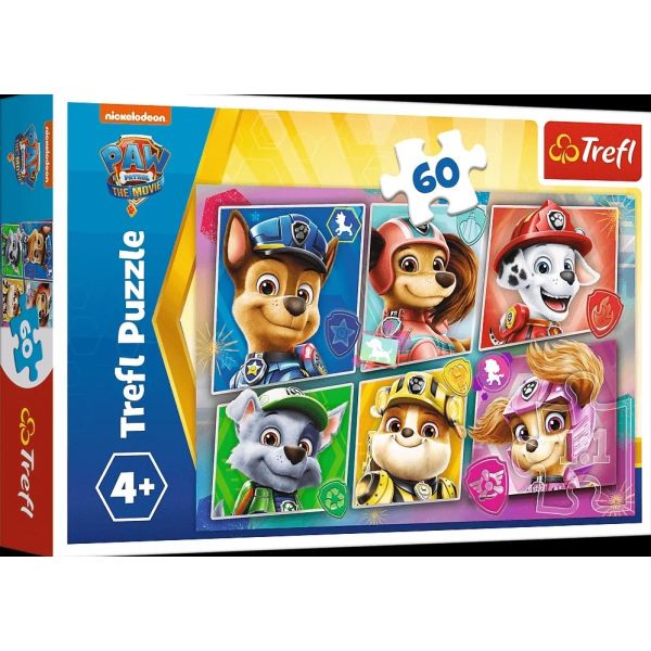 Puzzle 60 el. PAW Trefl